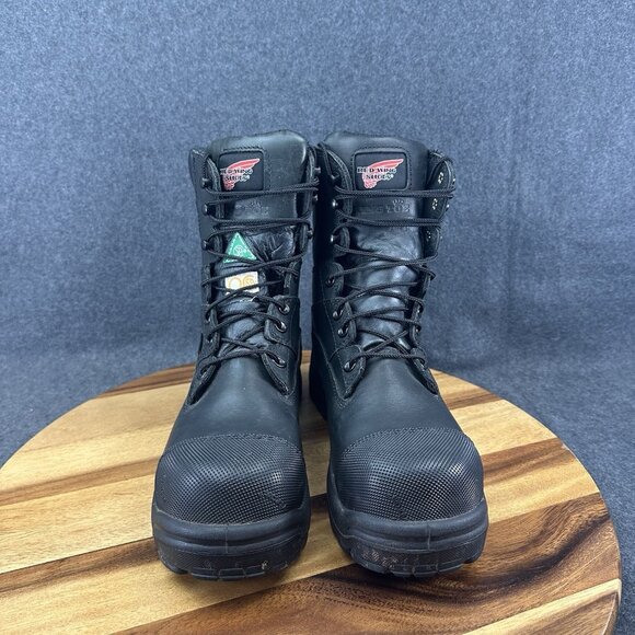 Red Wing 8" King Toe Men's Black Waterproof Rubber Toe Bumper 3512 Size 7D - Picture 4 of 11